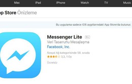 Facebook Messenger Lite "siêu nhẹ" ra mắt trên nền tảng iOS