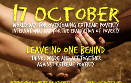 Hôm nay (17/10) là ngày Quốc tế xóa nghèo
