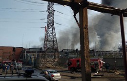 Cháy nhà máy luyện kim tại Nga, 1 lính cứu hỏa thiệt mạng