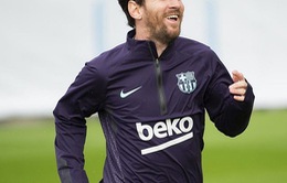 Messi tung tăng tập, hẹn trở lại vào cuối tuần