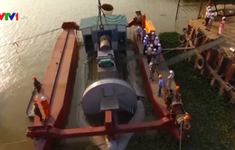 Siêu máy bơm chống ngập đường Nguyễn Hữu Cảnh hoạt động trở lại