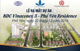 Ngày 23/12/2018, Vinaconex 3 chính thức cho ra mắt dự án Phổ Yên Residence