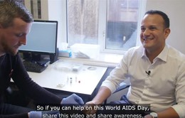 Thủ tướng Ireland đầu tiên công khai xét nghiệm HIV/AIDS