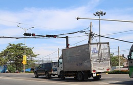 Lắp đặt đèn báo giao thông quốc lộ 1A qua Ninh Thuận, tránh ùn tắc dịp Tết