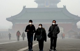 Khói mù bao vây Bắc Kinh dịp Tết