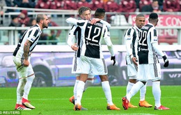 ĐKVĐ Juventus soán ngôi đầu Serie A sau trận derby thành Turin
