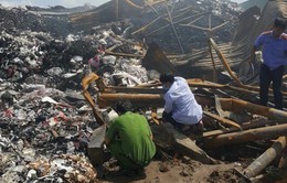 Trà Vinh: Cháy nhà máy xử lý chất thải gây thiệt hại gần 1 tỷ đồng