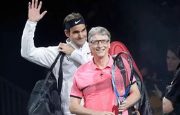 Roger Federer - Bill Gates đánh đôi gây quỹ từ thiện