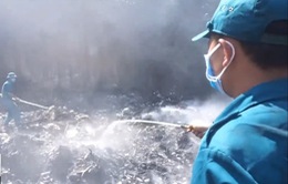 Cháy bãi rác khổng lồ ở Bình Phước, khói vẫn đang ô nhiễm nặng khu dân cư