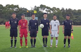 Bất phân thắng bại với Tuyển Miyazaki, U16 Việt Nam tạm giữ ngôi đầu bảng D