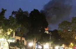 Cháy kèm nổ lớn tại cửa hàng thời trang trên phố Hai Bà Trưng, Hà Nội