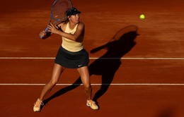 Rome mở rộng 2018: Sharapova thắng nhọc trận ra quân
