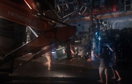 Xe trộn bê tông gây tai nạn khiến 2 người thiệt mạng, toàn đảo Cát Bà mất điện