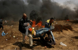 Israel nổ súng làm 1.000 người Palestine bị thương tại dải Gaza