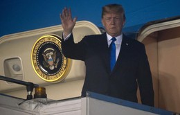 Tổng thống Donald Trump đến Singapore 36 tiếng trước cuộc gặp thượng đỉnh Mỹ-Triều