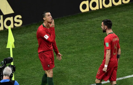 FIFA World Cup™ 2018: Báo Anh lý giải hành động "vuốt râu" ăn mừng của C.Ronaldo