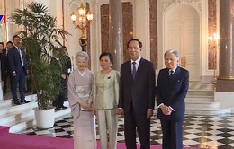 Nhà vua và Hoàng hậu Nhật Bản chào từ biệt Chủ tịch nước Trần Đại Quang và Phu nhân