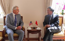 Đại sứ Phạm Quang Vinh gặp Hạ Nghị sỹ Mac Thornberry, tiếp cựu Bộ trưởng Quốc phòng Hoa Kỳ Chuck Hagel