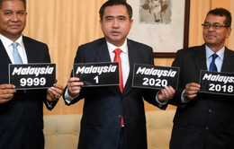 Malaysia đấu giá biển số xe đặc biệt