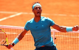 Tứ kết Pháp mở rộng 2018: Nadal ngược dòng ngoạn mục