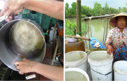 Thức ăn chuyển màu lạ khi nấu bằng nước sạch nông thôn