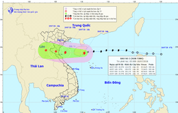 Chiều tối nay, bão số 3 ảnh hưởng trực tiếp đến các tỉnh từ Thái Bình đến Hà Tĩnh