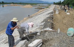 Đẩy nhanh tiến độ xây kè chống sạt lở ở vùng biển Phú Yên