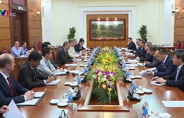 Trưởng Ban Kinh tế Trung ương tiếp Đoàn đại biểu Liên minh Diễn đàn doanh nghiệp Việt Nam