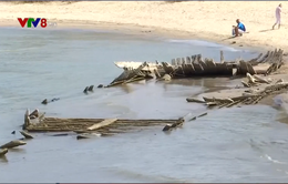 Đức: Phát hiện thuyền gỗ chìm cách đây 123 năm do khô hạn