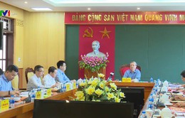 Đồng chí Trần Quốc Vượng làm việc với Ban Thường vụ Tỉnh ủy Thái Nguyên