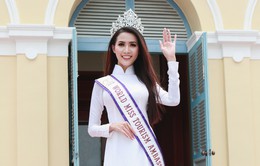 Phan Thị Mơ rạng rỡ về quê Tiền Giang sau khi đăng quang Hoa hậu