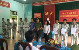 Công an Thừa Thiên Huế công bố quyết định tha tù trước thời hạn
