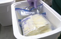 Ngân hàng hỗ trợ các bà mẹ gửi sữa về nhà cho con