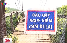 Nhiều cầu tại Lâm Đồng hỏng nặng, hàng trăm hộ dân bị ảnh hưởng