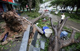 Mưa lớn do bão Mangkhut tiếp tục đe dọa các tỉnh miền Nam Trung Quốc