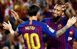 Chơi dở trước Girona, Messi vẫn lập kỷ lục tại La Liga