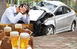 40% số vụ tai nạn giao thông liên quan đến việc sử dụng rượu bia