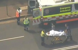Tàu đâm vào rào chắn ở Australia, 15 người bị thương