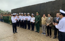 Bộ Tư lệnh Vùng 3 Hải quân thăm và chúc tết tại đảo Lý Sơn