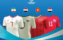 Chiêm ngưỡng áo đấu của 24 đội dự Asian Cup 2019
