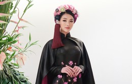 Phương Khánh diện áo dài lộng lẫy chấm thi Miss Earth 2019
