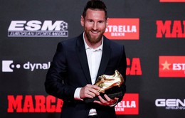 Messi nhận danh hiệu Chiếc giày vàng châu Âu lần thứ 6