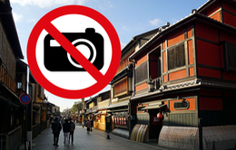 Một quận tại Nhật Bản mạnh tay cấm khách du lịch chụp ảnh đường phố