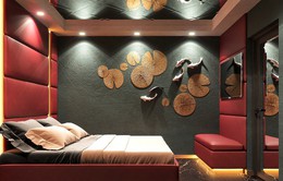 Trang trí phòng ngủ màu đỏ dành cho người năng động
