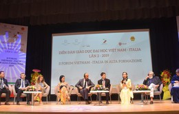 Đại diện 40 trường đại học tham dự Diễn đàn giáo dục đại học Việt Nam - Italy