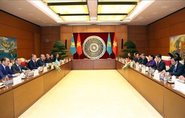 Chủ tịch Quốc hội Nguyễn Thị Kim Ngân hội đàm với Chủ tịch Hạ viện Kazakhstan