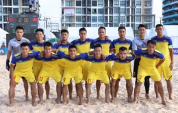 ĐT bóng đá bãi biển Việt Nam ngược dòng kịch tính trước Malaysia lên ngôi đầu bảng
