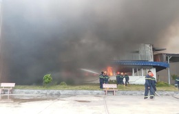 Kiểm tra hiện trường vụ cháy công ty may Nhà Bè - Sóc Trăng