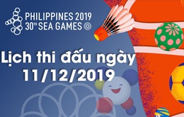 Lịch thi đấu và bế mạc SEA Games 30 ngày 11/12