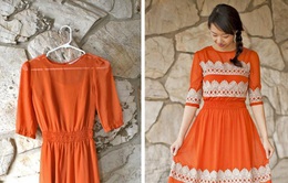 Cách biến tấu chiếc đầm thun cũ thành váy cực phong cách
